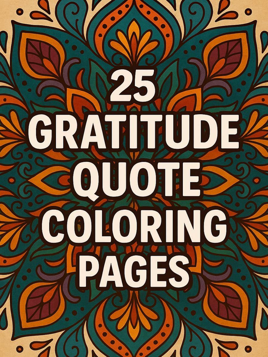 Catitude and Calm free printable mandala cat coloring pages PDF for kids and adults
