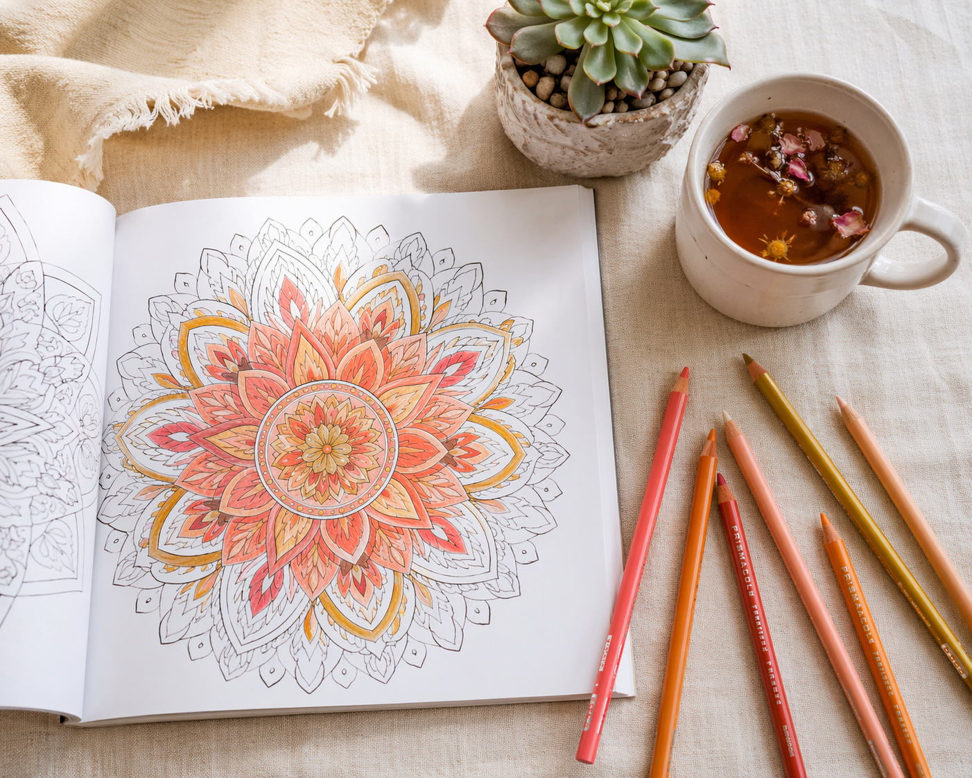 mandala coloring for beginners