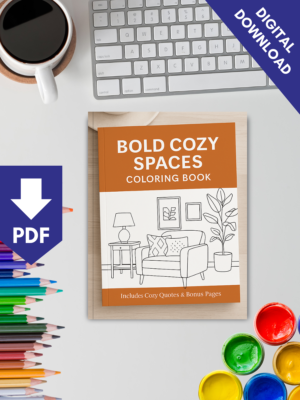 Cozy Spaces Coloring Pages For Adult - 50 Beautiful printables