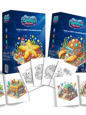 Deep Sea Coloring Pages – 800+ Unique DFY Designs | Instant Download