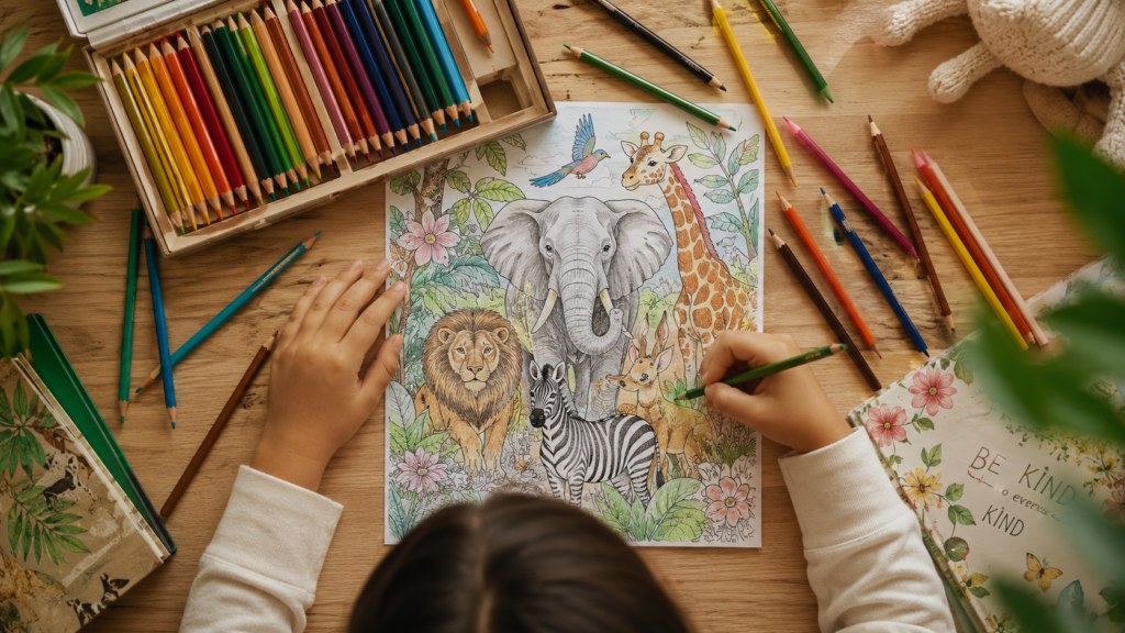 benefits of coloring pages for kids