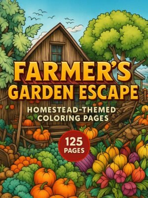 Farmer’s Garden Escape – 125 Homestead-Themed Pages
