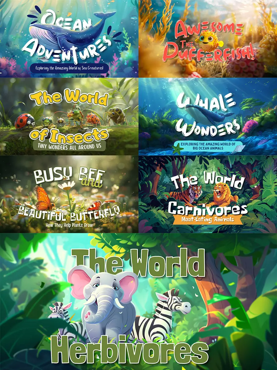 Wild Wonders Animal Learning Adventure Video Pack 2 Wild Wonders Animal Learning Adventure Video Pack - Image 2