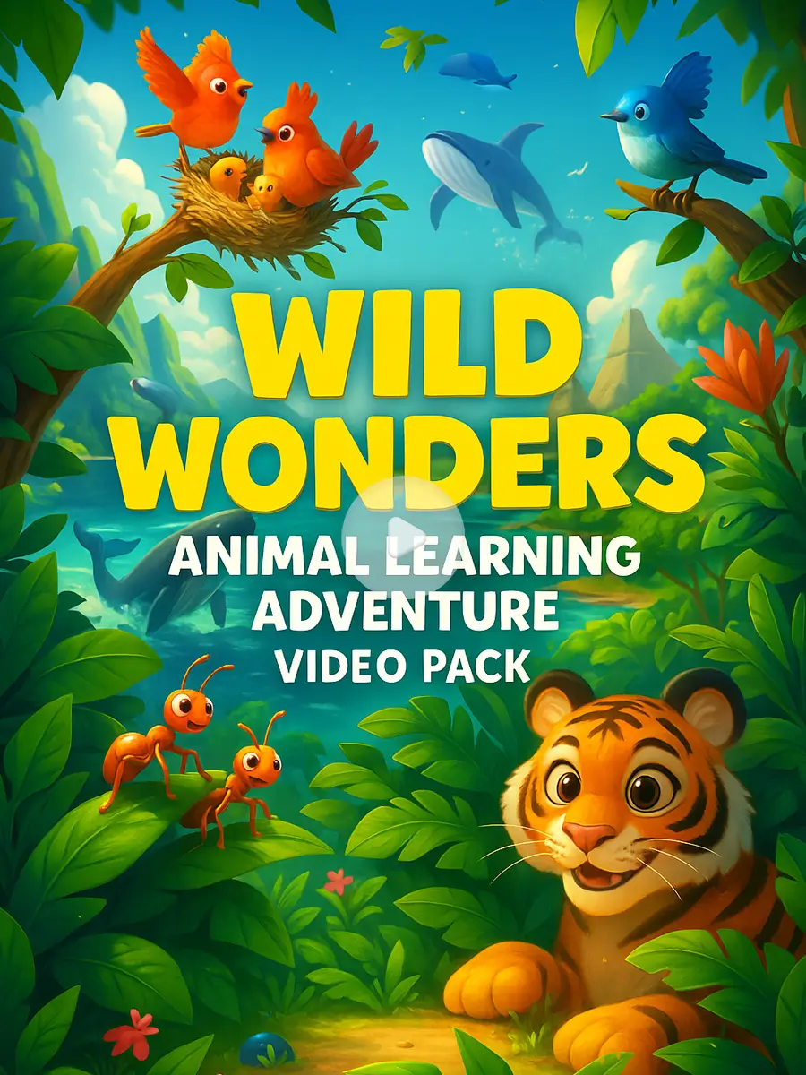 Wild Wonders Animal Learning Adventure Video Pack 1 Wild Wonders Animal Learning Adventure Video Pack