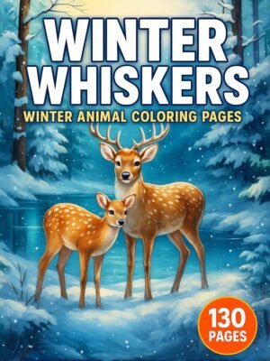 Winter Animal Coloring Pages – 130 Winter Whisker Designs