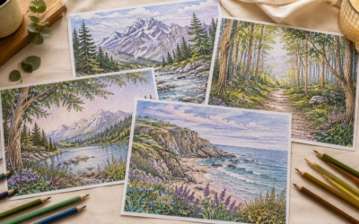 Landscapes Coloring Pages: The Closest Thing to Actually Escaping Into Nature